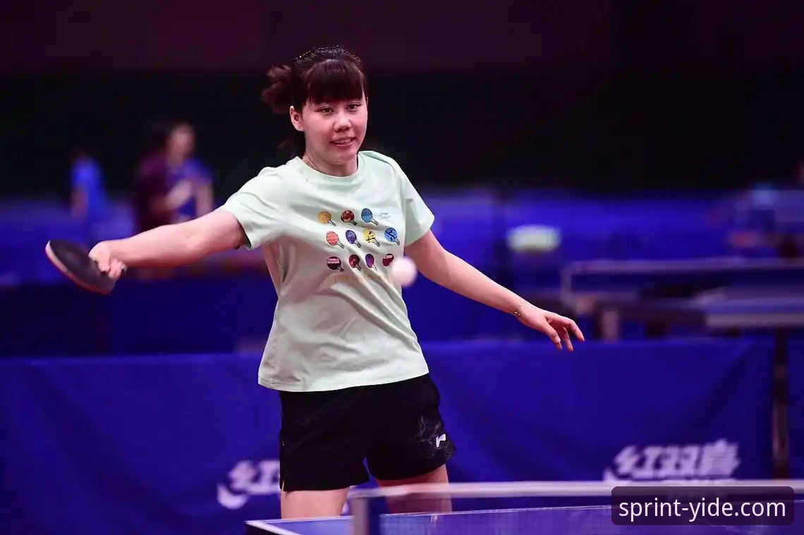 中国女乒世乒赛首战深度评测：陈幸同正手护台体系的技术解析